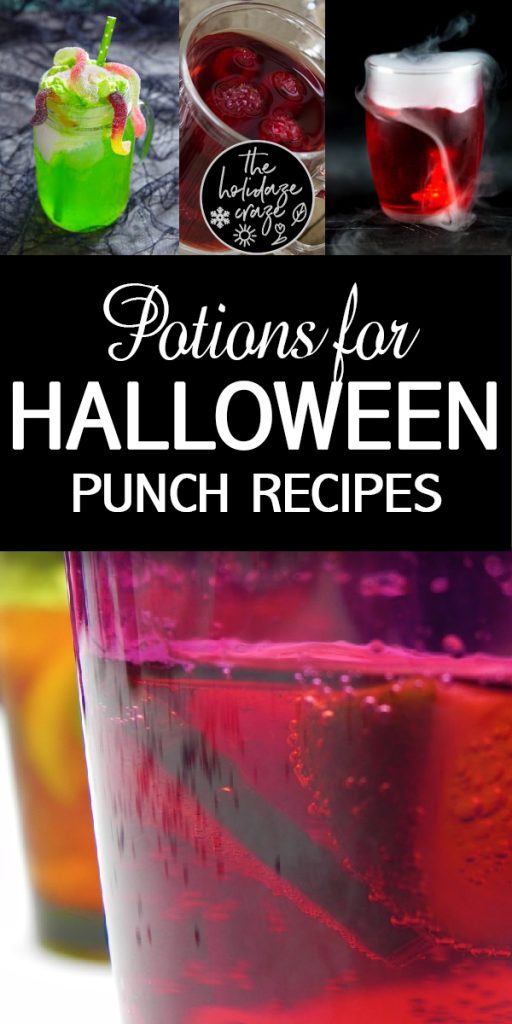 Potions for Halloween Punch Recipes