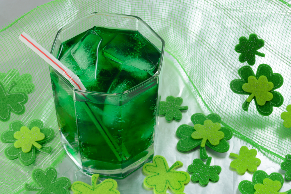 green punch for st patricks day