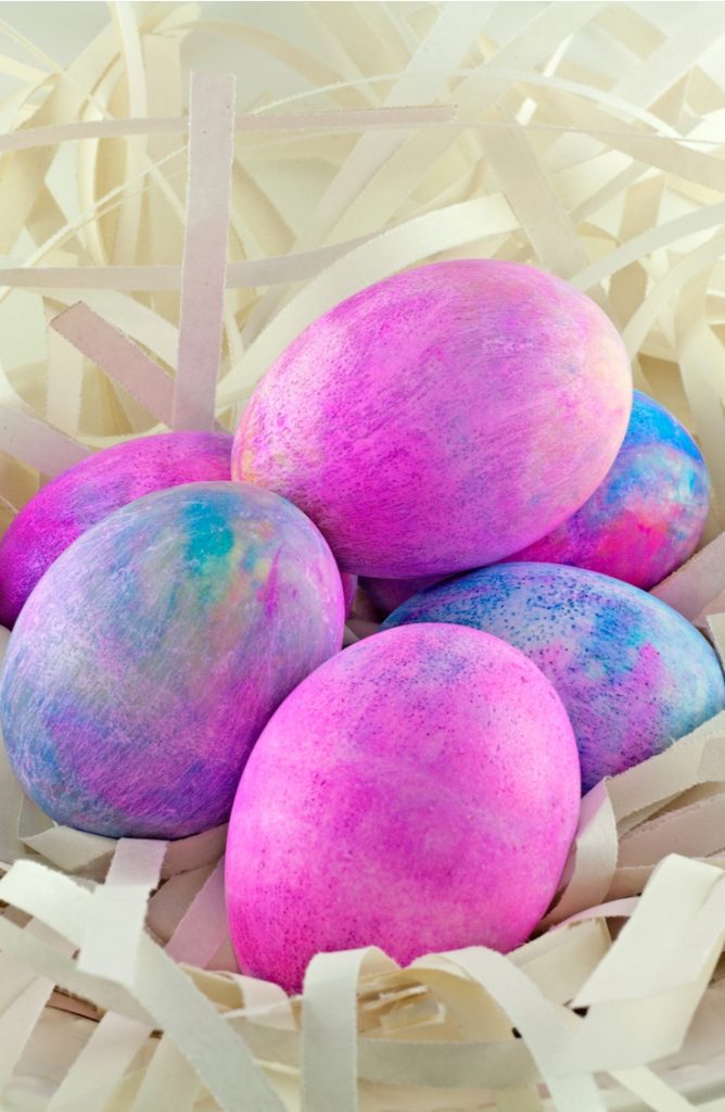 Tissue Paper Easter Eggs (diy) * The Holidaze Craze