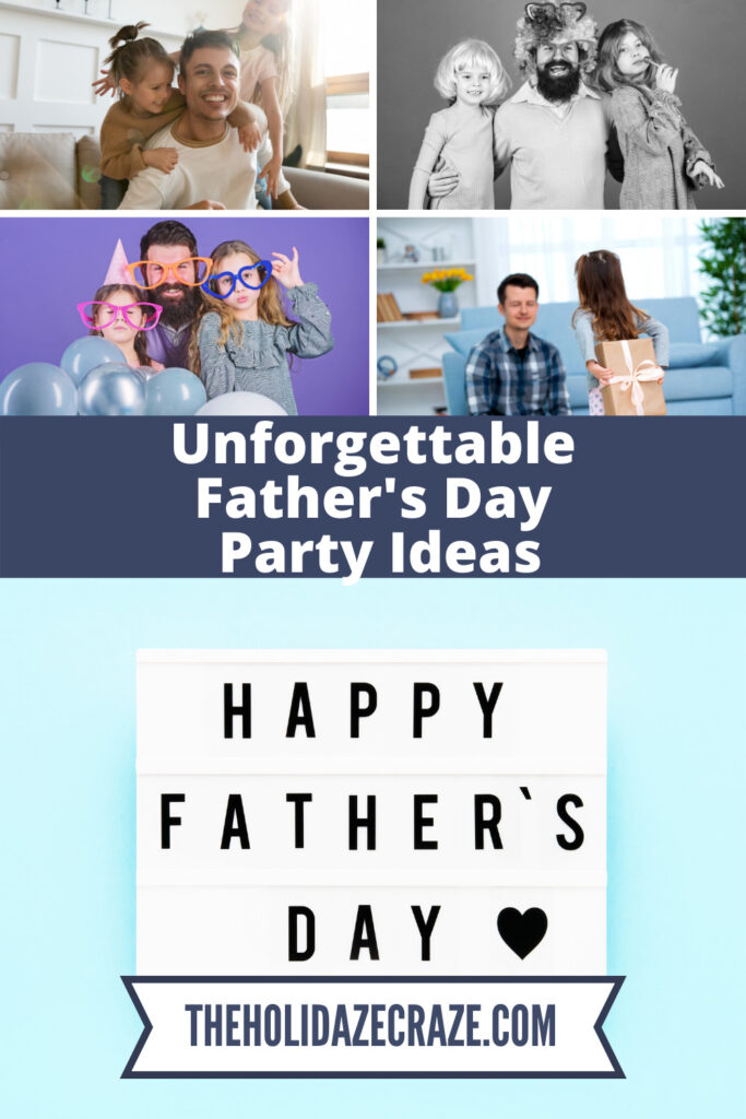 It's a day to celebrate Dad. The guy who works so hard for the family. Why not have a party? Show him how much you appreciate him with a party with ideas in this post. Keep reading for party ideas and other ideas for gifts etc. Make Dad's day special! #fathersdayparty #bbqideas #fathersdaygifts #theholidazecrazeblog