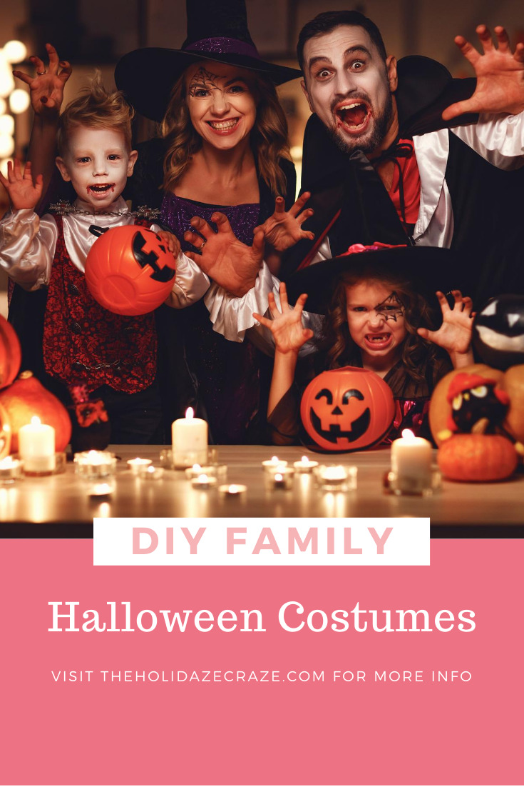 DIY Family Halloween Costumes  theholidazecraze.com