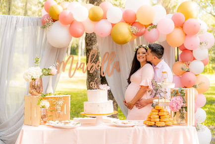 A fun and colorful baby shower event