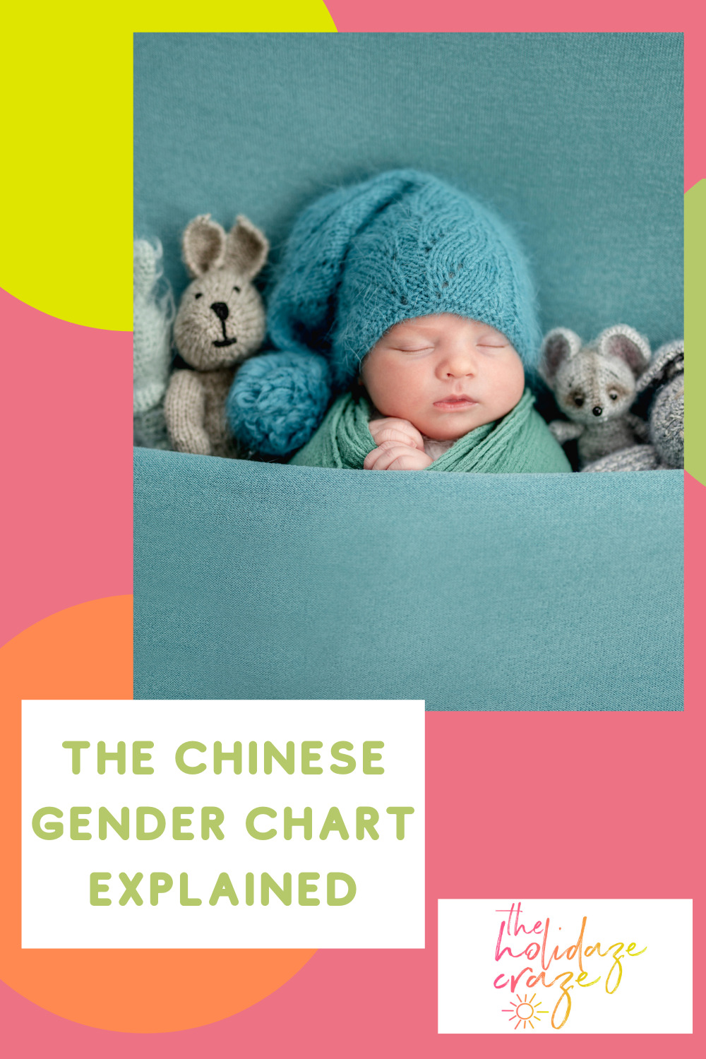 Theholidazecraze.com will have you ready and excited for any big occasion! Find ways to welcome your little one! Have some fun and learn to read a Chinese gender predictor chart!