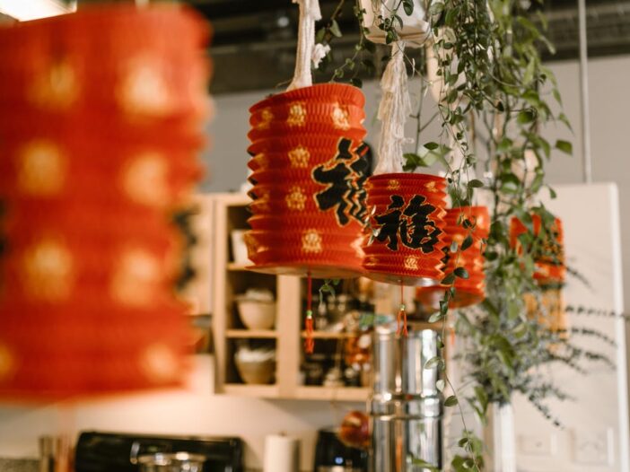 Chinese New Year’s game at a party